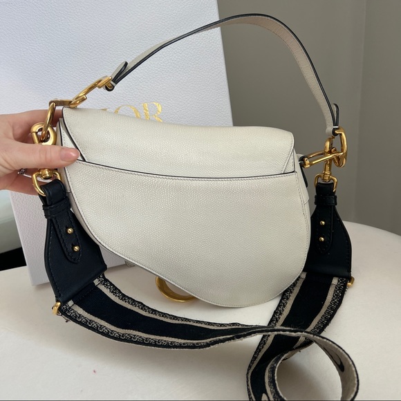 🕊SOLD! Dior saddle bag white leather (BAG ONLY) - Picture 10 of 15